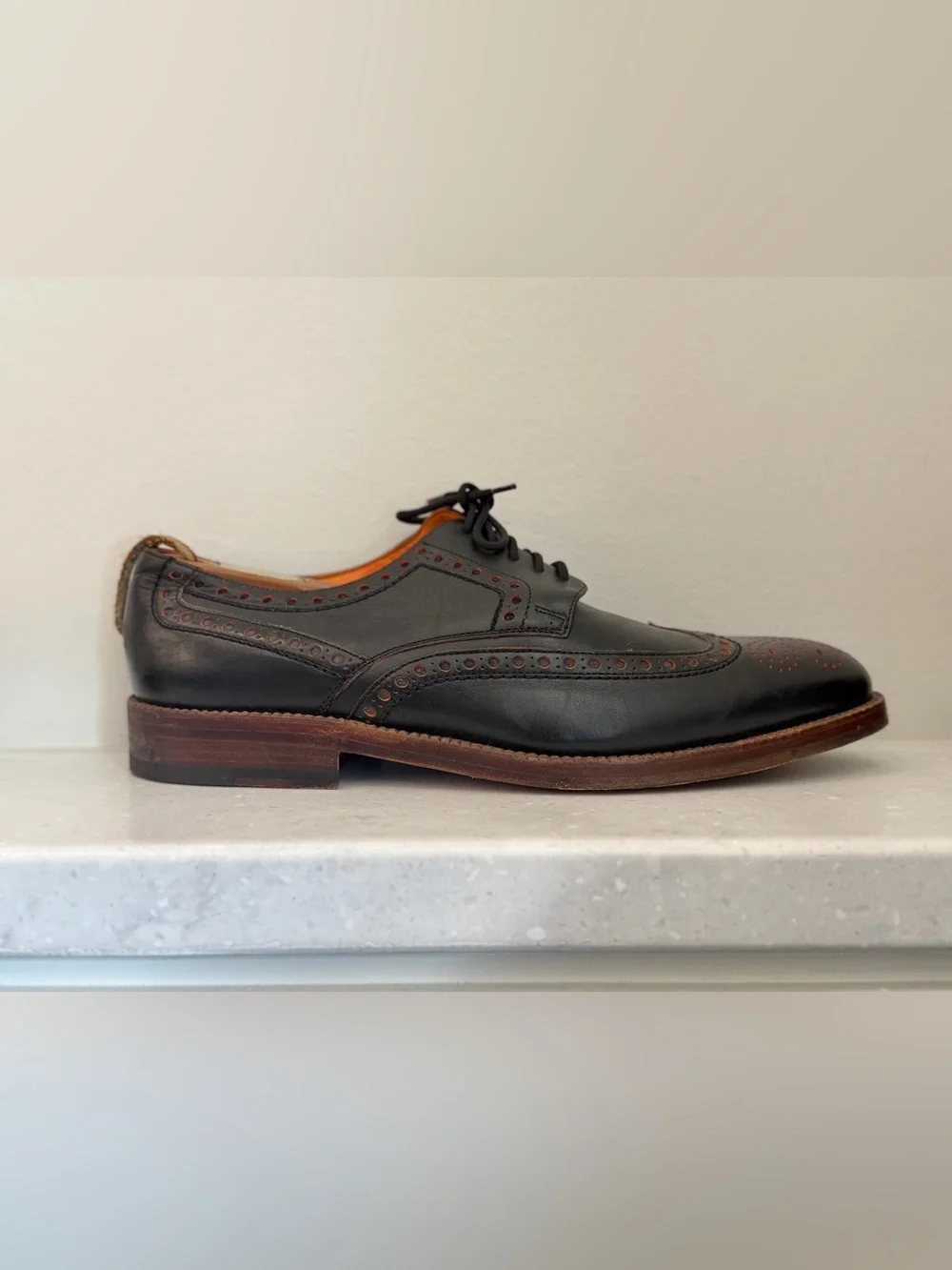 Heinrich Dinkelacker Full-Brogue Men’s Dress Shoe